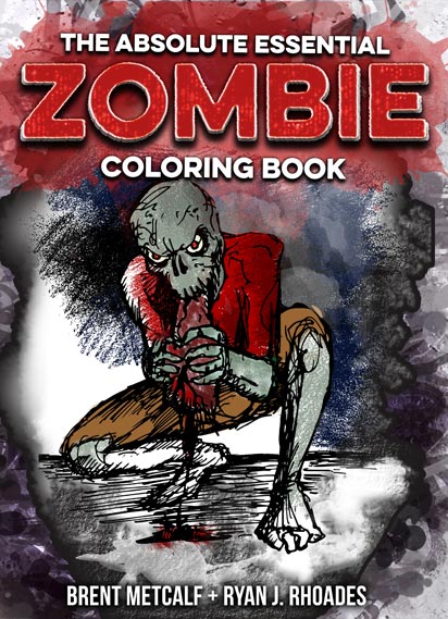 Zombie Coloring Book cover